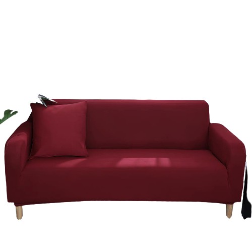 Vỏ Bọc Ghế Sofa 2 Chỗ Hình Chữ L Màu Trơn