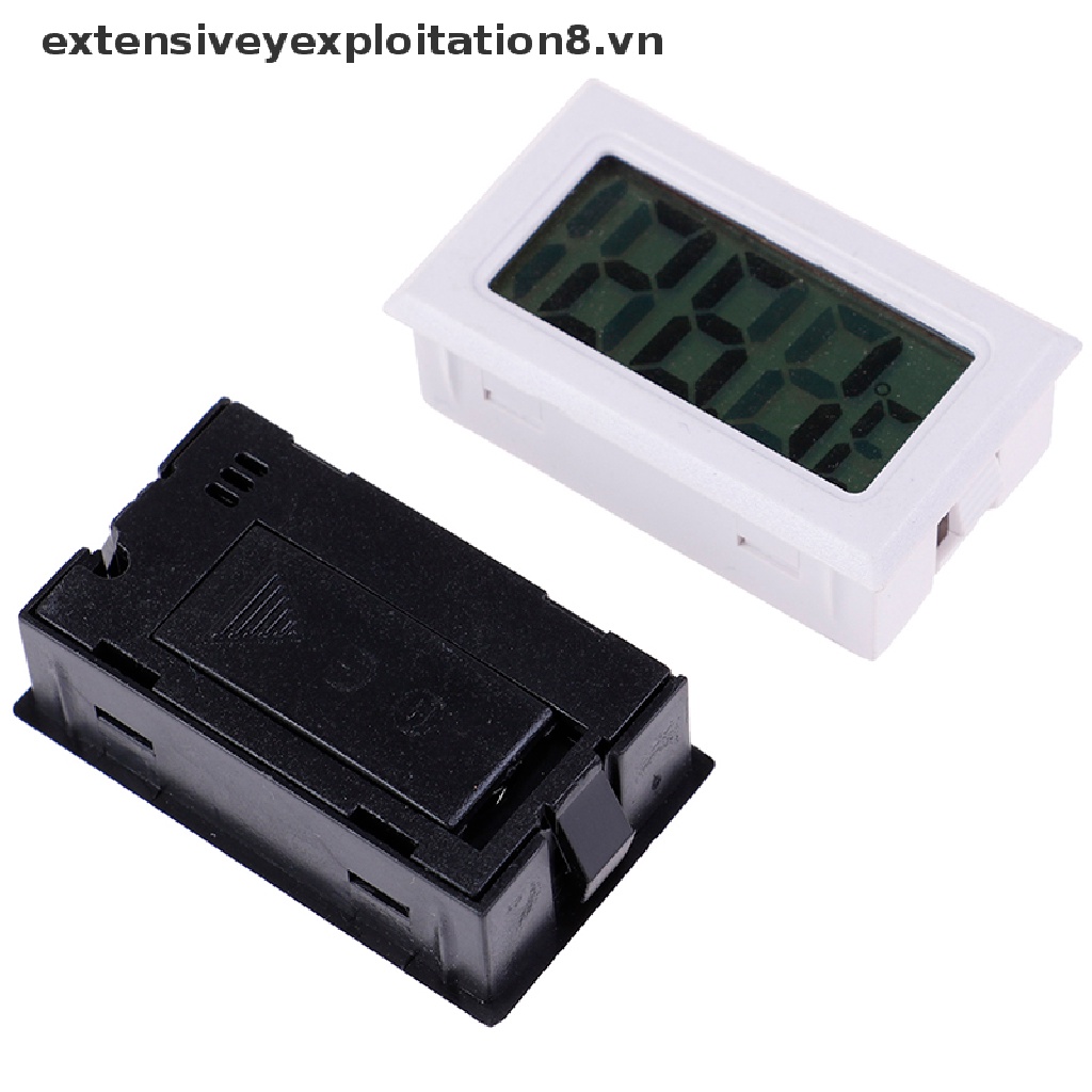 1 Nhiệt kế điện tử mini màn hình LCD đo độ ẩm / nhiệt độ trong nhà