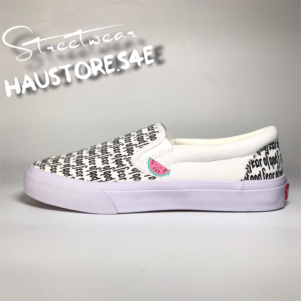 Giày V Slip On Lười FOG full Box,tag tặng Vớ |Ảnh thật,vidieo thật - Freeship|