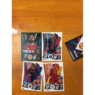 THẺ IN MATCH ATTAX 2020/21 MOTM VÀ BASE