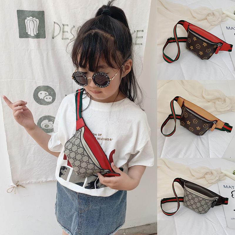 Túi đeo chéo in hoa phong cách retro thời trang cho bé gái