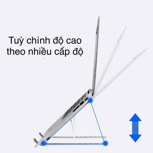 Giá đỡ laptop tỏa nhiệt gấp gọn bằng nhựa tiện dụng