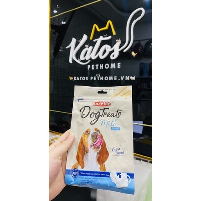 Thức ăn vặt Snack cho Cún Snackie Thái lan 70gr( có vị rau củ)
