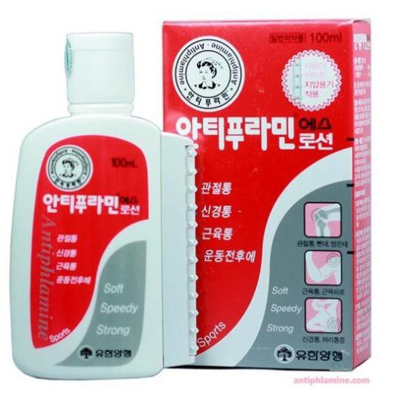 [CHÍNH HÃNG] Dầu Nóng Hàn Quốc Antiphlamine - Hộp 100ml