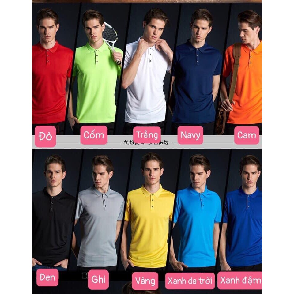 Áo polo nam hàng Quảng Châu siêu đẹp