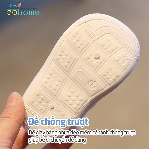 Giày lười trẻ em 0-2 tuổi phong cách Hàn Quốc kiểu dáng dễ thương, giày cho bé mới biết đi mềm nhẹ thoáng khí HOT