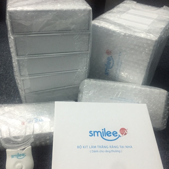 Smilee Tự tẩy trắng răng an toàn _2 ống gel