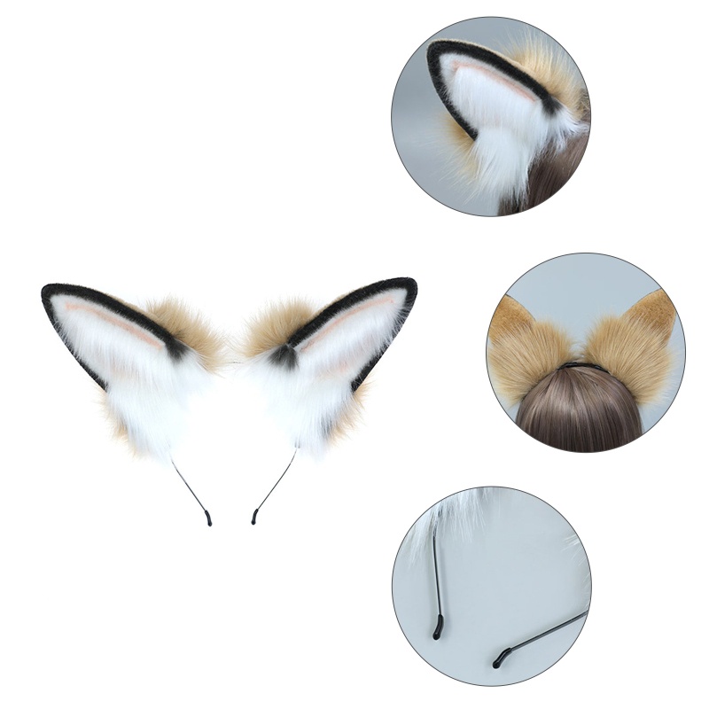 Băng Đô Tai Thỏ Nhồi Bông Dùng Hóa Trang Tiệc Sinh Nhật