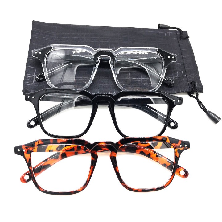 Kính Gọng Nhựa Vuông Cube Thời Trang 3 Màu Thay Được Mắt Cận | BigBuy360 - bigbuy360.vn