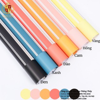 Giấy gói hoa hai mặt họa tiết kẻ
