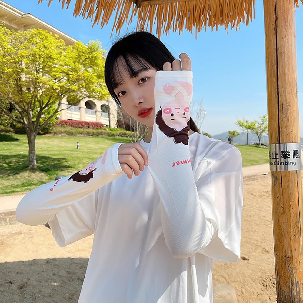 Ống Tay Áo VANES1 Họa Tiết Hoạt Hình Đánh Golf Cho Nữ