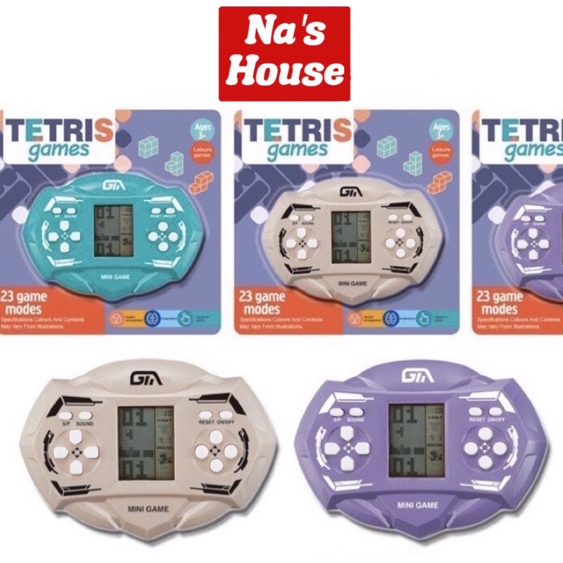 Máy Chơi Game Xếp Gạch Cầm Tay, Máy Điện Tử Chơi Games MiNi Nhiều Trò Chơi Giải Trí Cầm Tay…