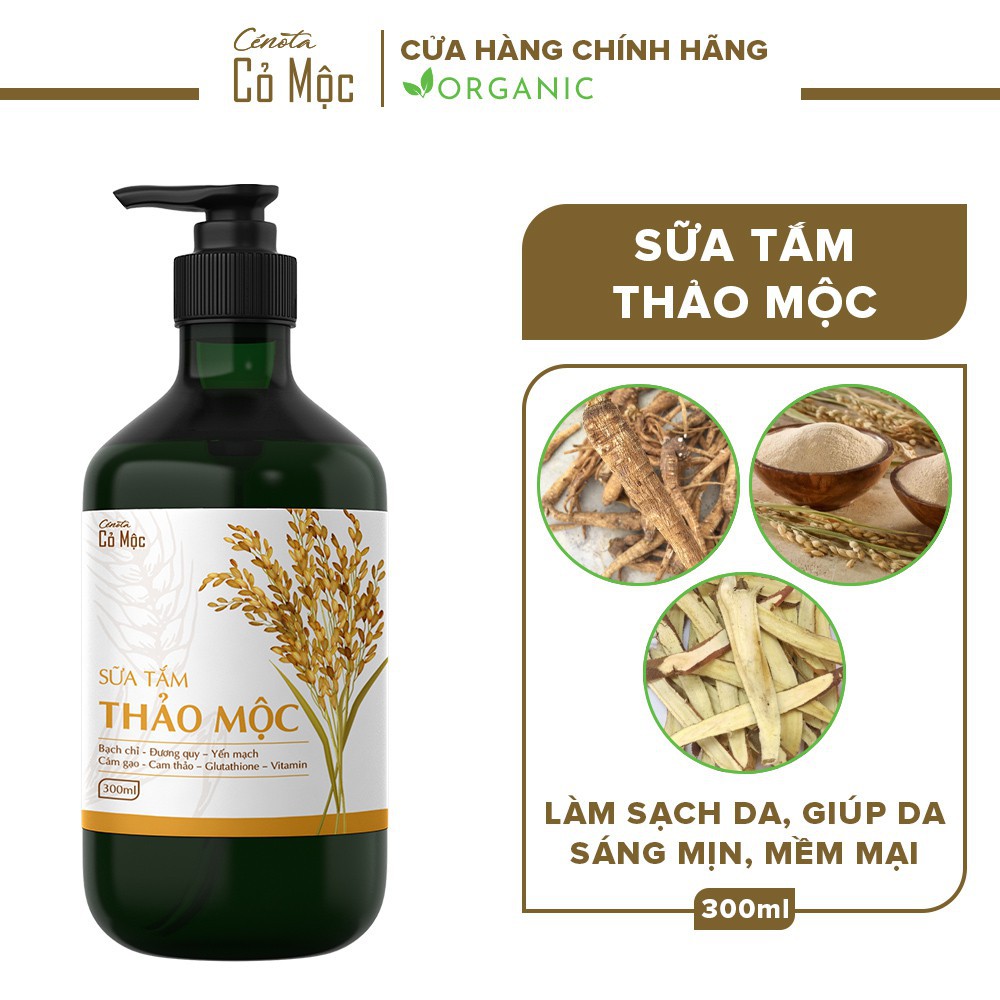 Sữa tắm thảo mộc trắng da Cenota, sữa tắm chiết xuất thiên nhiên cao cấp,inis store