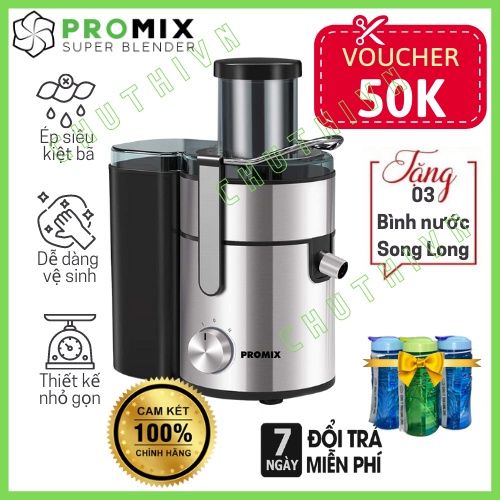 [Mã ELHA22 giảm 6% đơn 300K] (Mã CHUT002 giảm 8%) Máy ép trái cây Promix FJ-01 1000W - Hãng chính hãng