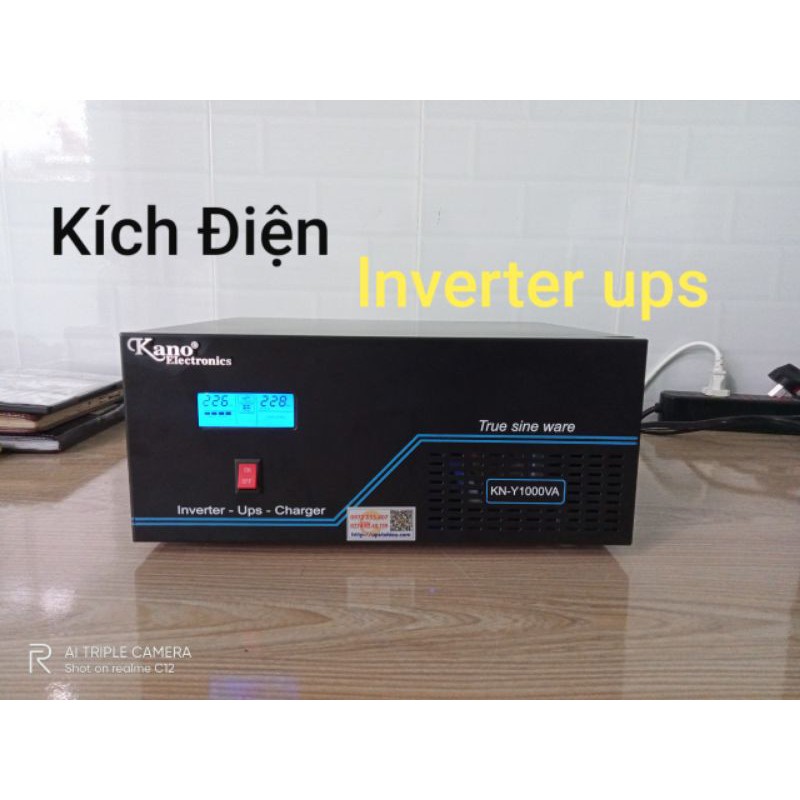 UPS 1000VA Sin Chuẩn 12v24v 650w _Tô Hiệu