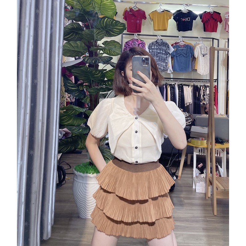 Áo cổ điệu shop tự chụp- cực xinh [HOT NHẤT] chất siêu xịn