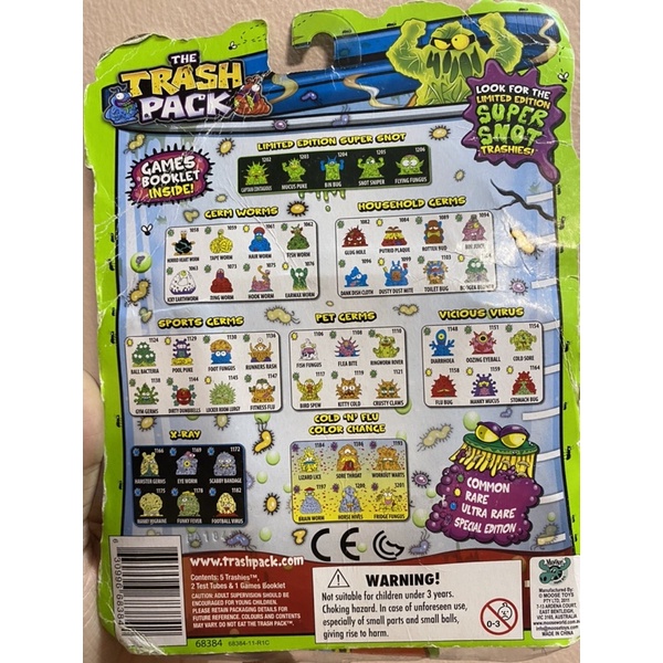 Đồ chơi The Grossery Gang mẫu series 7 chính hãng Phiên bản Ống thí nghiệm gồm 5 nhân vật