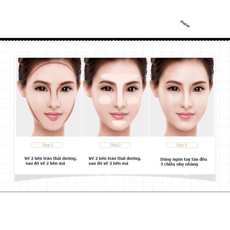 Kem Nền Kem Che Khuyết Điểm BIOAQUA và Bút Tạo Khối Trang Điểm chuyên nghiệp ZT-CB3 | BigBuy360 - bigbuy360.vn