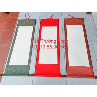 Giấy biểu lụa viết thư pháp kích thước  40*120