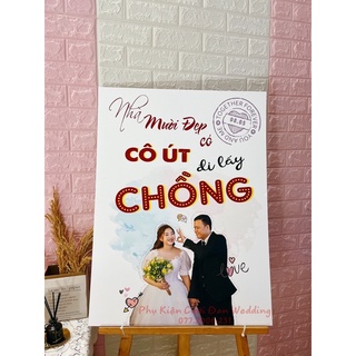 Bảng tên đám cưới để cổng