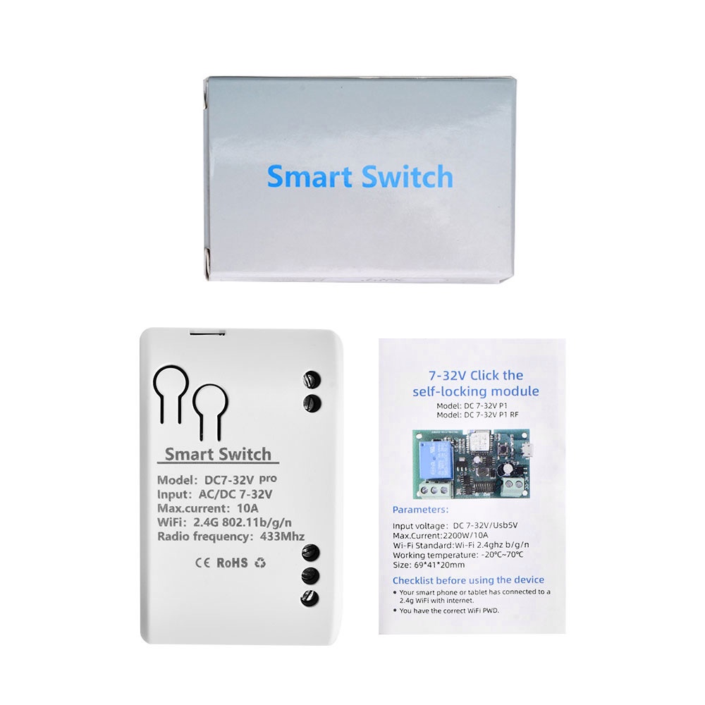 DIYMORE Mô Đun Rơ Le WiFi Thông Minh E-Welink DC 5V 12V 24V