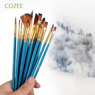 Cọ vẽ màu nước, acrylic, vẽ kem bơ lên bánh, vẽ màu nước lên bánh