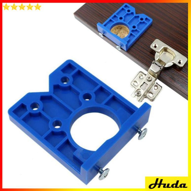 Tấm cữ khoan bản lề giảm chấn  -  đồ làm mộc