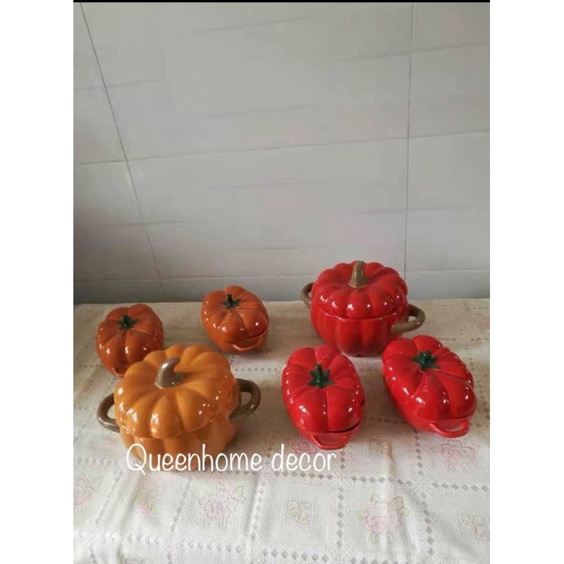 Tô cà chua, tô bí siêu dễ thương