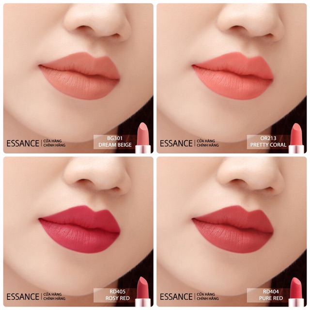 Son kì lâu trôi ESSANCE LIP ROUGE VELVET 3.5g Hàng chính hãng