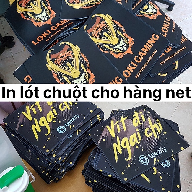 Lót chuột đặt in theo yêu cầu sắc nét, chất lượng cao