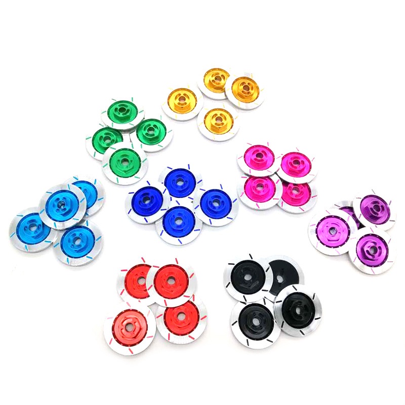 Bộ 4 Phanh Đĩa Hợp Kim Nhôm 12MM Cho Xe Điều Khiển Từ Xa 1/10 HSP Buggy Truck 94123 94122