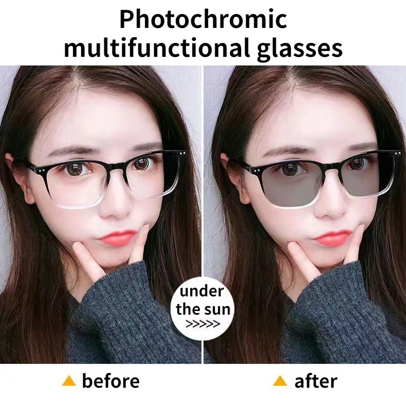 Mắt Kính Gọng Vuông Bằng Gỗ Chống Ánh Sáng Xanh Thời Trang Hàn Quốc
