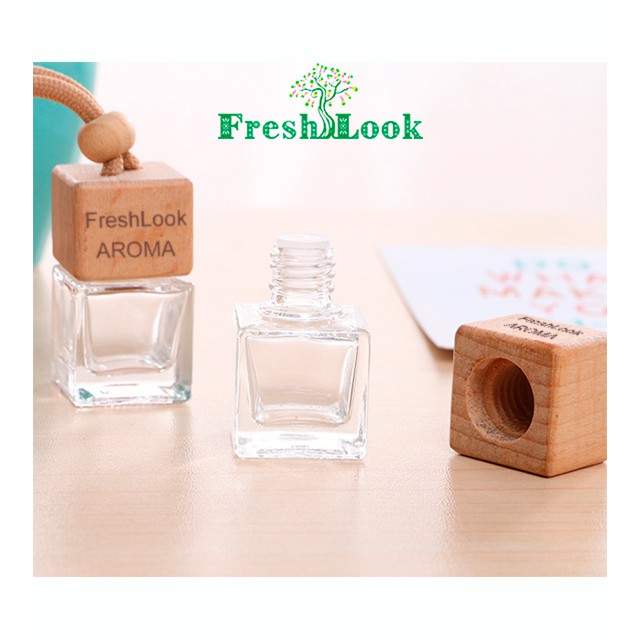 Lọ khuếch tán dùng chứa tinh dầu tự nhiên FreshLook - Bình đựng tinh dầu treo xe ô tô, khử mùi