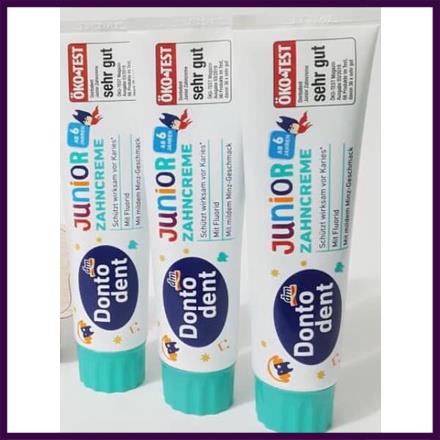 [Nhập Khẩu 100%] Kem đánh răng Dontodent Junior Đức 100ml cho trẻ từ 6 tuổi