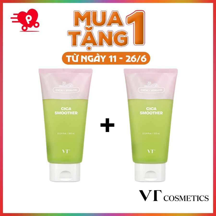 [MUA 1 TẶNG 1] Gel cấp ẩm và làm dịu da VT 300ml (VT Cica Soothing Gel)