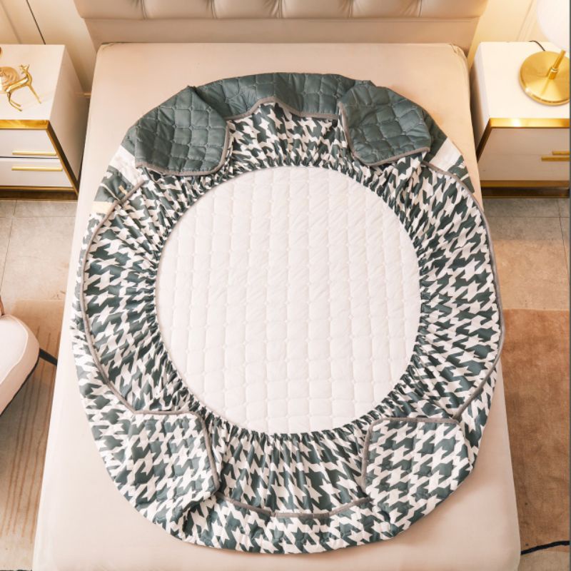 Ga gối cotton trần bông bọc đệm cao đến 28cm, thảm cotton bọc đệm phiên bản mới năm 2022 hàng đẹp