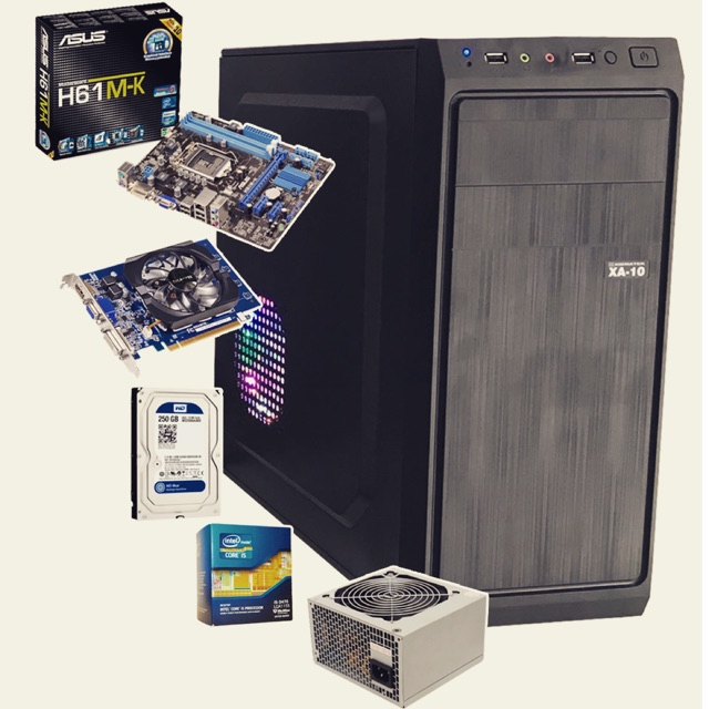 Case Máy Tính Bàn Chơi LOL, Fifa Maxsetting Core i5, GT730