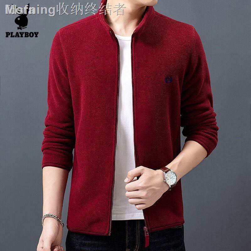 Áo Khoác Cardigan Giả Nhung Dệt Kim In Hình Lạc Đà Thời Trang Cho Nam