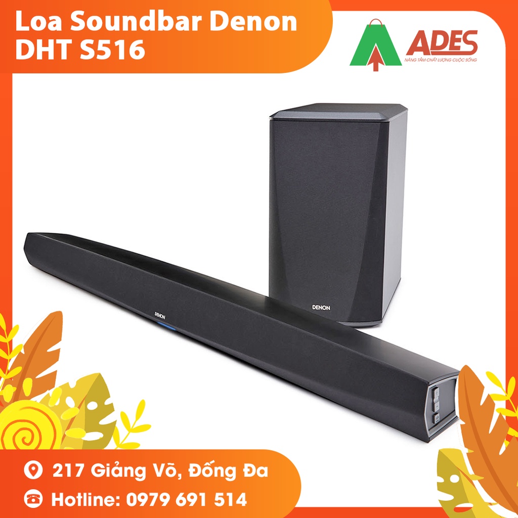 Loa Soundbar Denon DHT-S516 - Hàng Chính Hãng Bảo Hành 12 Tháng