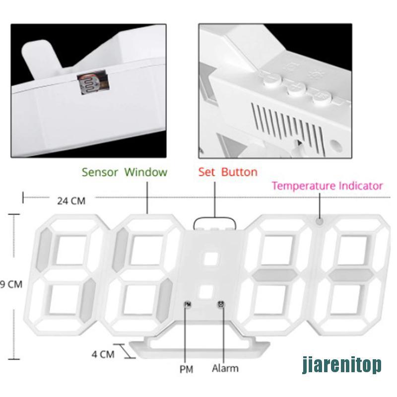 1 Đồng Hồ Led Điện Tử Treo Tường Có Chức Năng Hiển Thị Ngày Giờ Và Nhiệt Độ