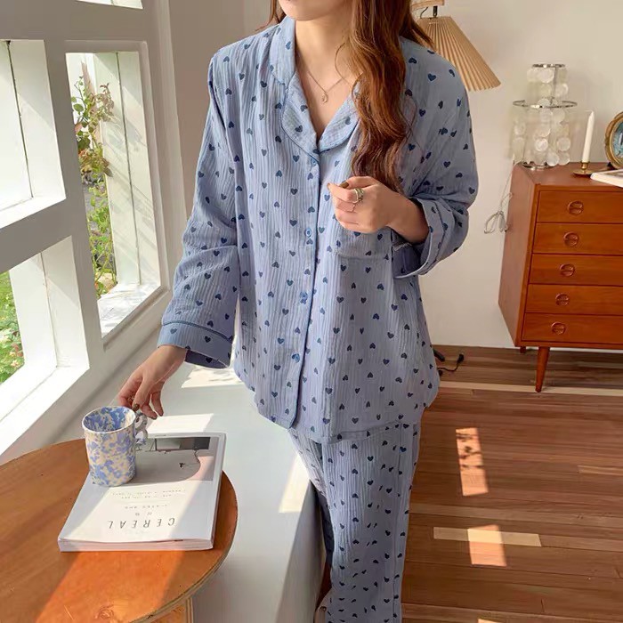 Đồ ngủ dáng dài trái tim BD001 (ORDER) | BigBuy360 - bigbuy360.vn