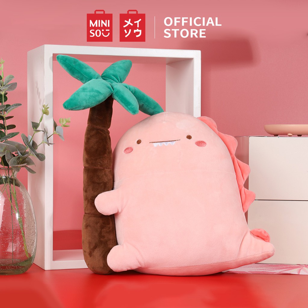 Thú nhồi bông cây dừa khủng long Miniso