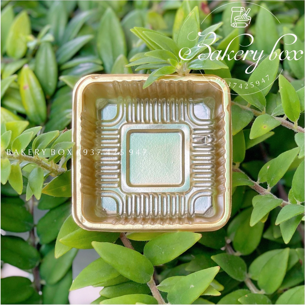 100 Khay Vàng Đựng Bánh Trung Thu 75gr (Khay 7)