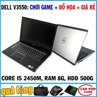 chơi game đồ họa giá rẻ Dell Vostro V3550 Core i5 2450M, laptop cũ cơ bản chơi game
