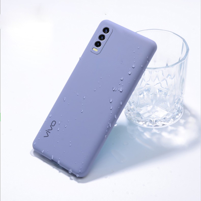 Ốp điện thoại silicone mềm bảo vệ máy ảnh chính hãng cho Vivo S1 Y7S V17 NEO Z5 Z1X