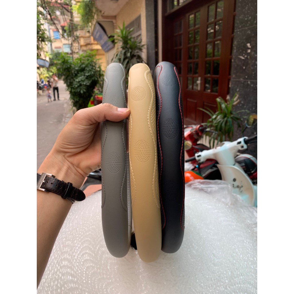 VỎ BỌC VÔ LĂNG XE HƠI DA THẬT CHỐNG TRƠN TRƯỢT- HÀNG CHÍNH HÃNG