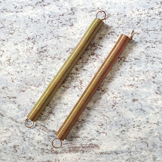 Bộ 2 Cái Lò Xo Thép Có 2 Vòng Kéo Đường Kính 10mm Dài 13cm