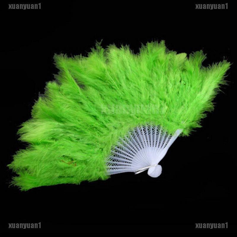 Quạt Lông Vũ XYVN 9 Màu Mới Lạ Dành Cho Tiệc Cưới / Biểu Diễn