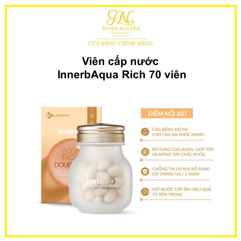 Viên cấp nước Innerb Aqua Rich 70 viên
