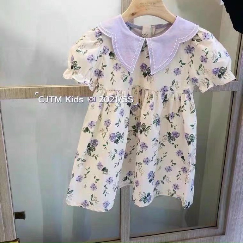 vải thô cotton hoa thạch thảo mềm mịn mát may váy đi chơi,bộ mặc nhà